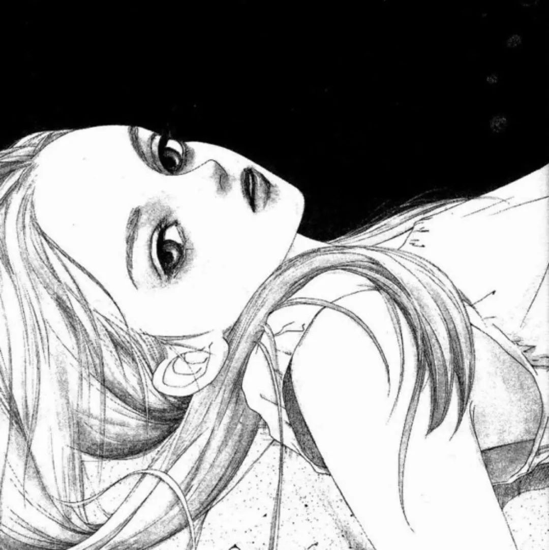 图片[1]-好看的黑白动漫女头像-喜欢表情包分享—全网表情包