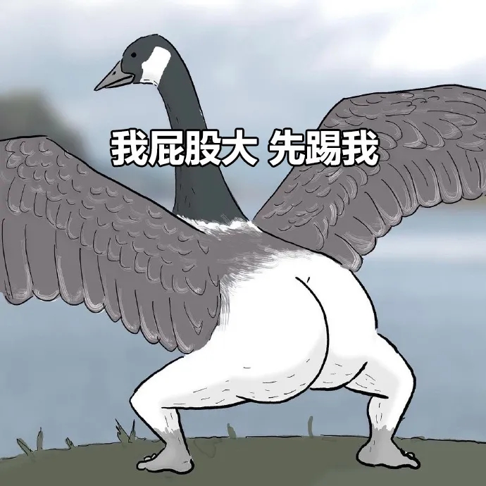 图片[1]-我屁股大，先踢我-喜欢表情包分享—全网表情包