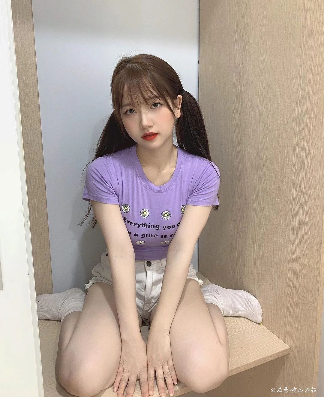 图片[17]-Q弹双马尾，身材超好的微胖妹妹-喜欢表情包分享—全网表情包