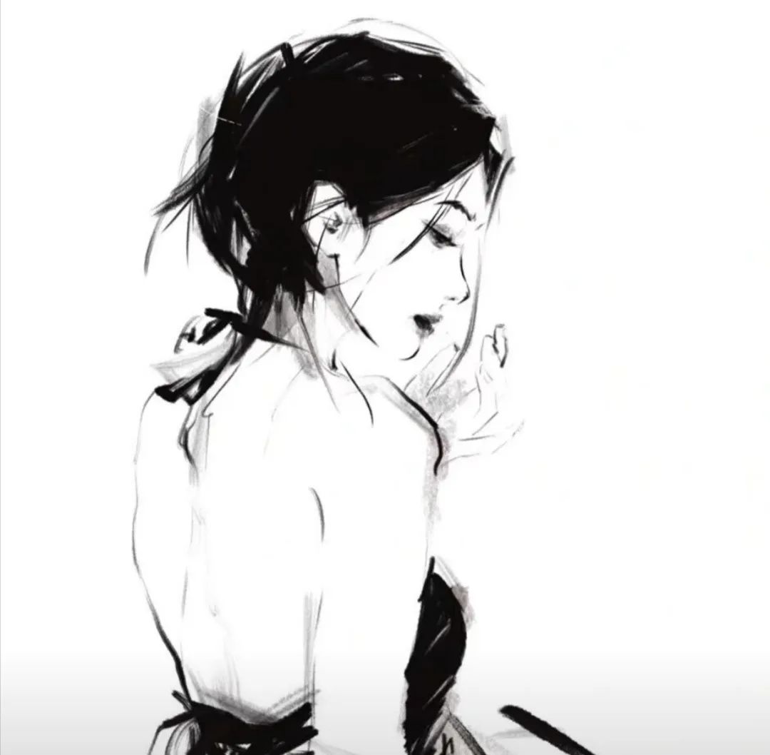 图片[67]-好看的黑白动漫女头像-喜欢表情包分享—全网表情包